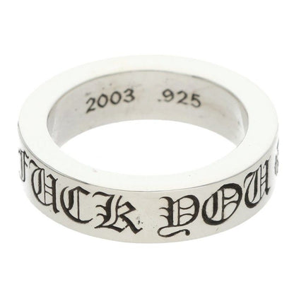 Chrome Hearts mm Spacer Fuckyou Silver Ring