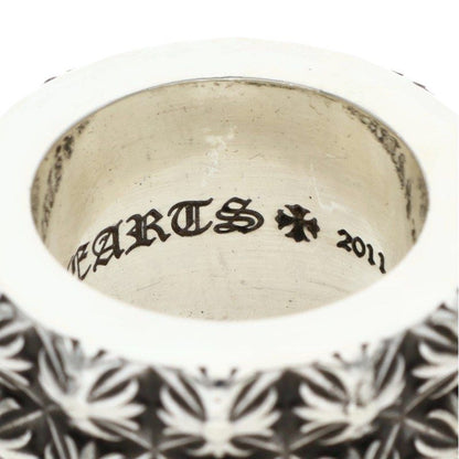 Chrome Hearts Pete Punk Triple Row Silver Ring — view 4