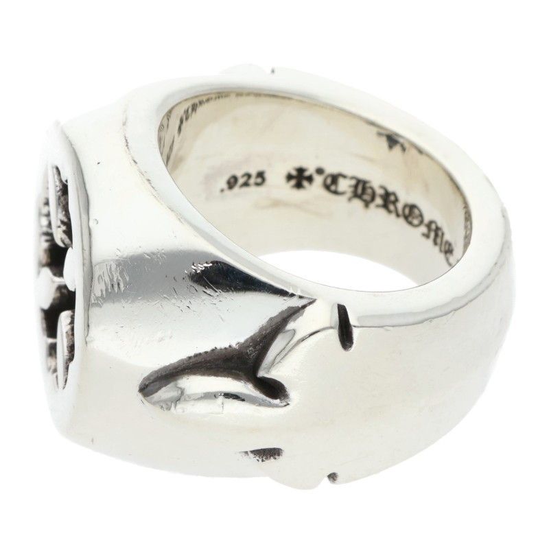Chrome Hearts Open Pls Plus Silver Ring — view 5