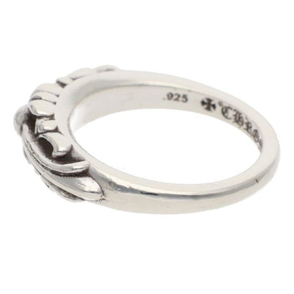 Chrome Hearts Baby Classic Floral Cross Silver Ring — view 5