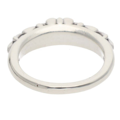 Chrome Hearts Baby Classic Floral Cross Silver Ring — view 2