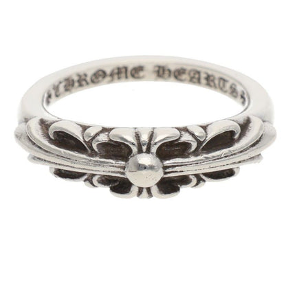 Chrome Hearts Baby Classic Floral Cross Silver Ring