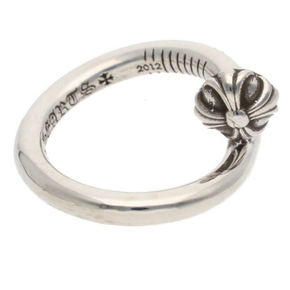 Chrome Hearts Nail Crsball Cross Ball Silver Ring — view 4