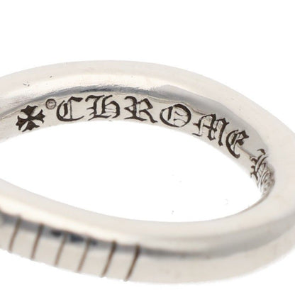 Chrome Hearts Nail Crsball Cross Ball Silver Ring — view 3