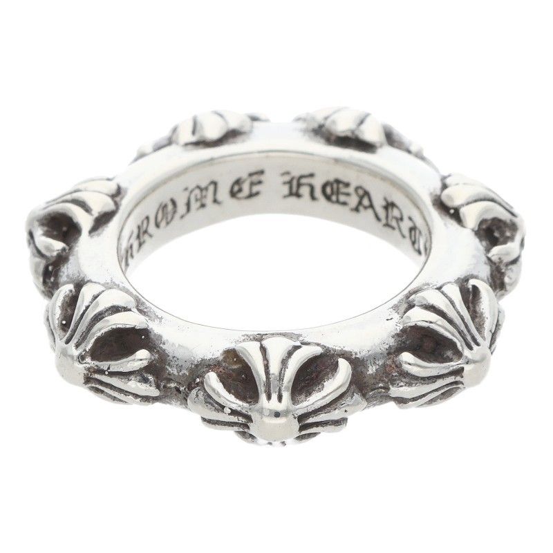 Chrome Hearts Cross Band Silver Ring