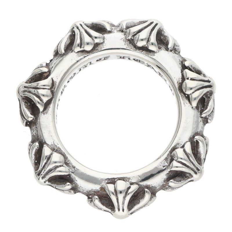 Chrome Hearts Cross Band Silver Ring — view 5