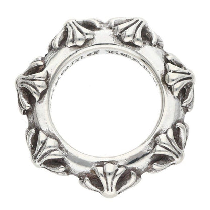 Chrome Hearts Cross Band Silver Ring — view 5
