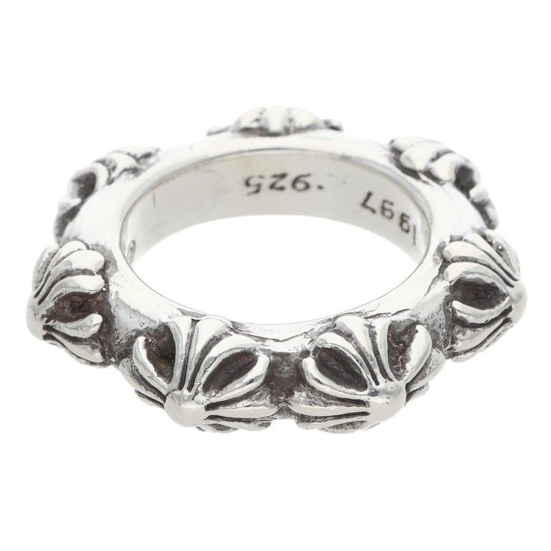 Chrome Hearts Cross Band Silver Ring — view 2