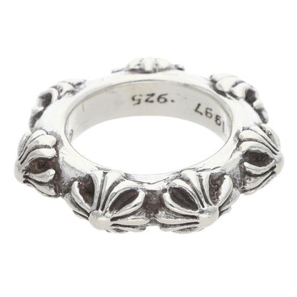 Chrome Hearts Cross Band Silver Ring — view 2