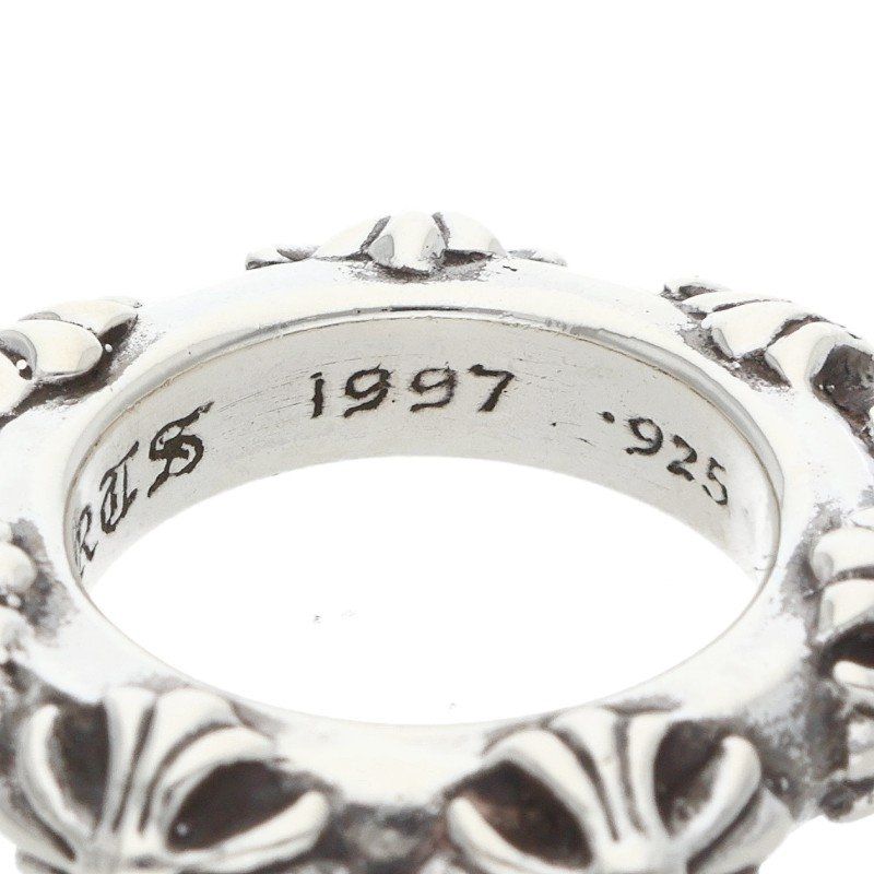 Chrome Hearts Cross Band Silver Ring — view 4