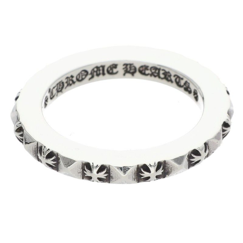 Chrome Hearts Tfp Pnk Pls True Fuckin Punk Plus Silver Ring — view 4
