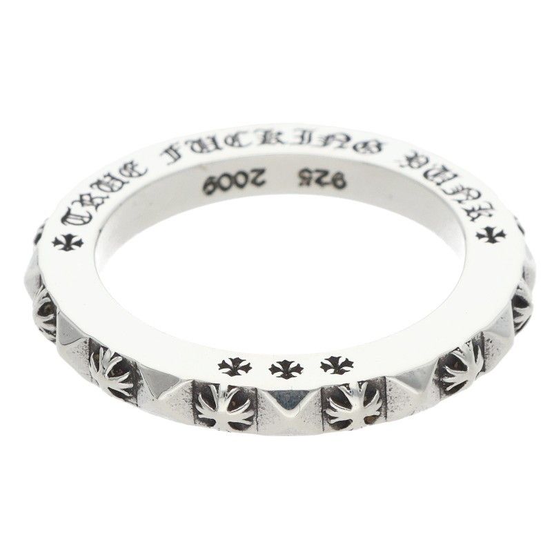 Chrome Hearts Tfp Pnk Pls True Fuckin Punk Plus Silver Ring — view 5