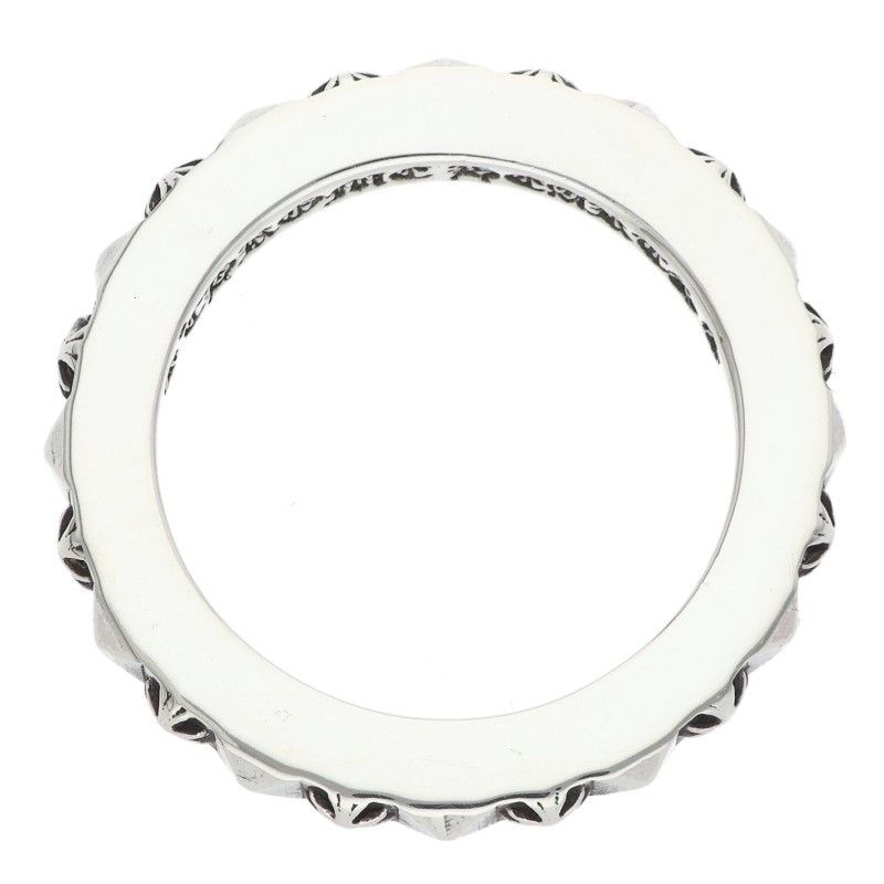 Chrome Hearts Tfp Pnk Pls True Fuckin Punk Plus Silver Ring — view 2