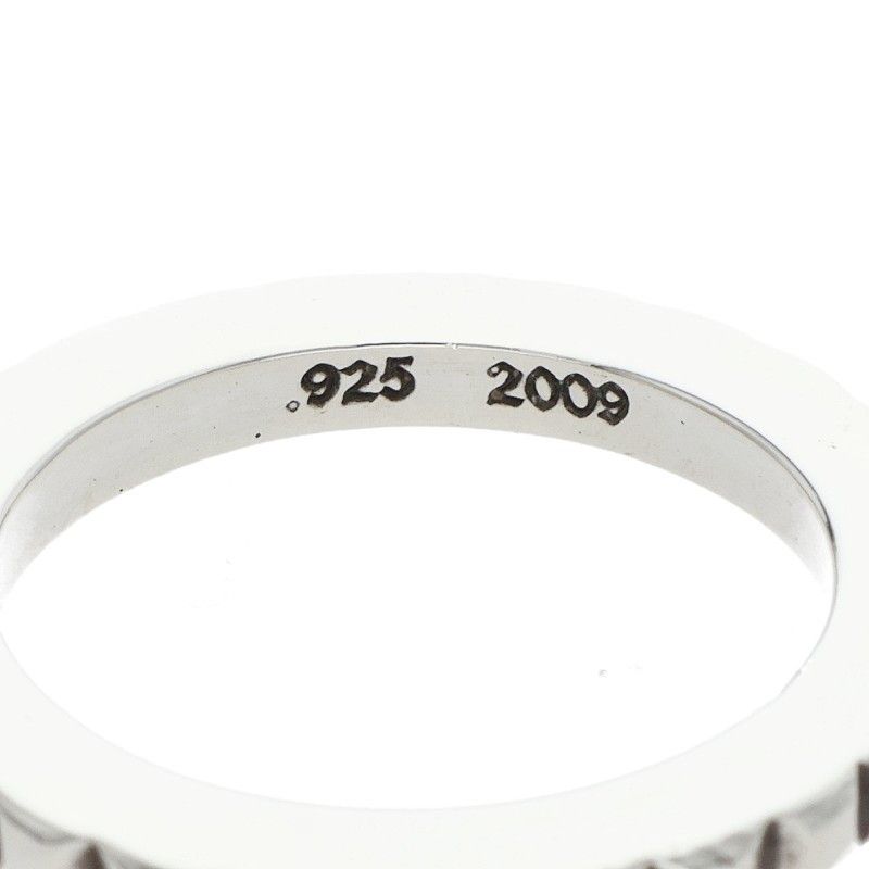 Chrome Hearts Tfp Pnk Big True Fuckin Punk Big Silver Ring — view 3