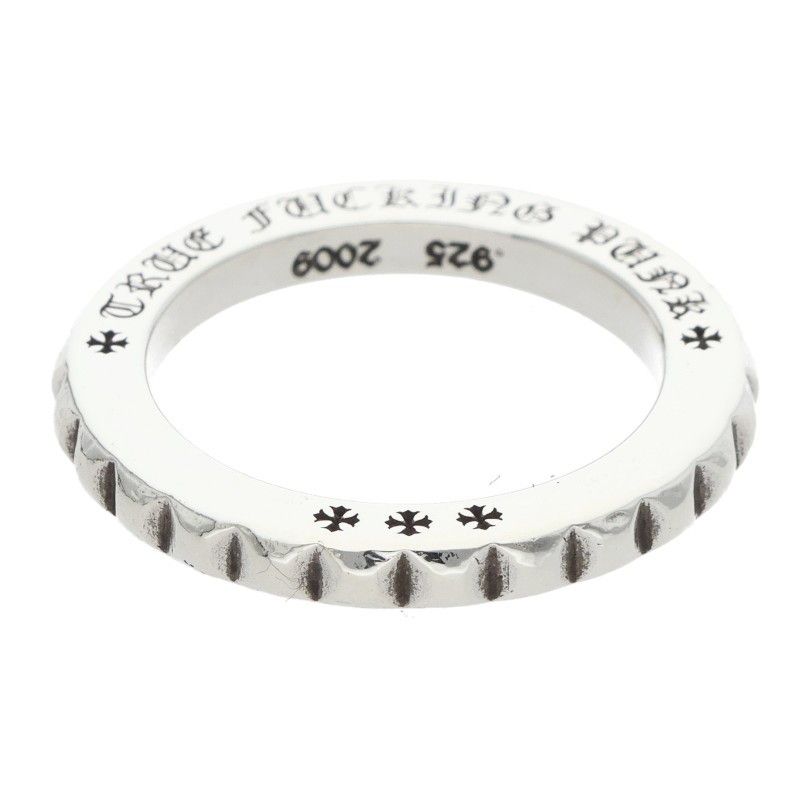 Chrome Hearts Tfp Pnk Big True Fuckin Punk Big Silver Ring — view 4