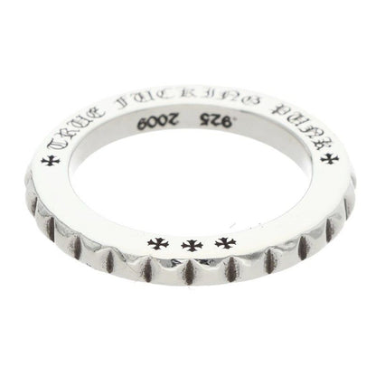 Chrome Hearts Tfp Pnk Big True Fuckin Punk Big Silver Ring — view 4