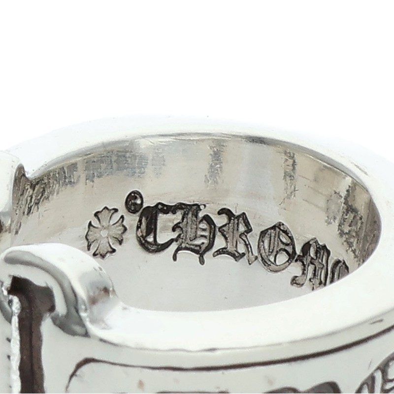 Chrome Hearts LG Scroll Label Silver Ring — view 3