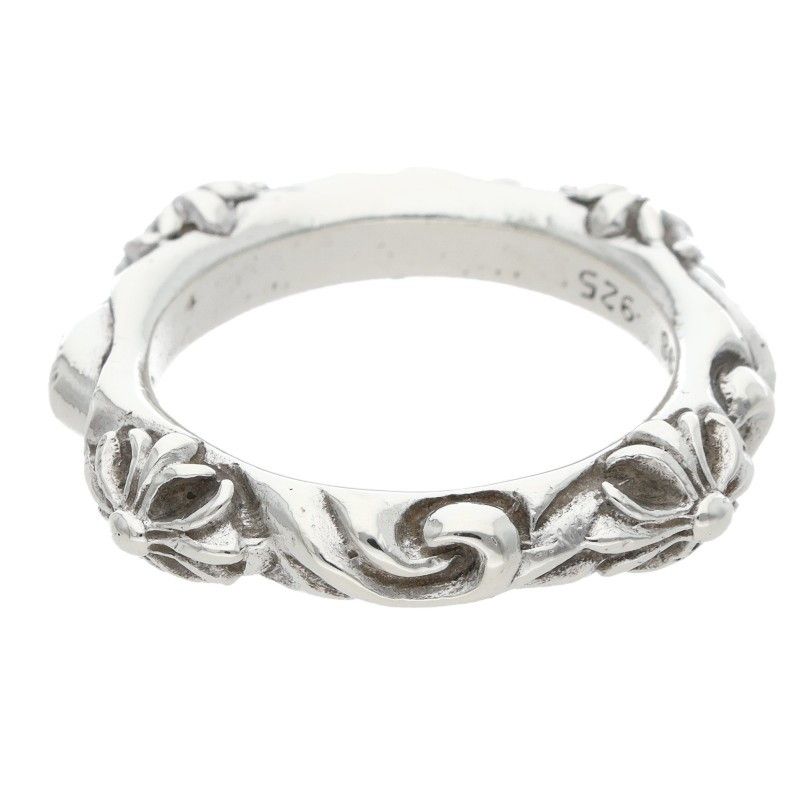 Chrome Hearts Sbt Band Silver Ring — view 2