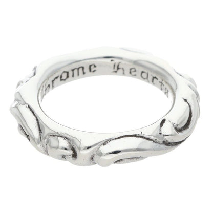Chrome Hearts Scrl Band Scroll Silver Ring