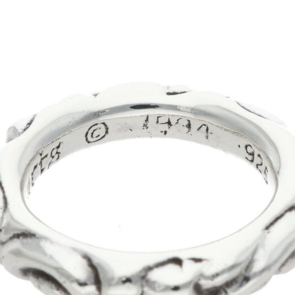 Chrome Hearts Scrl Band Scroll Silver Ring — view 4