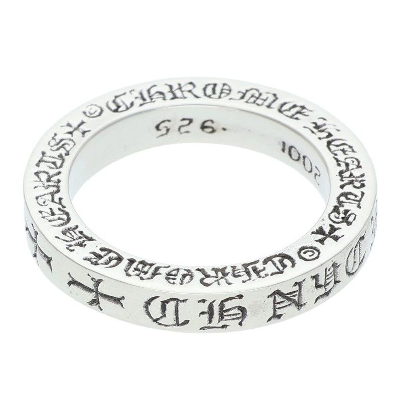 Chrome Hearts mm Spacer Limited mm Nyc Silver Ring — view 5