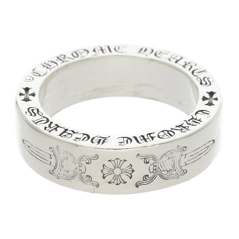 Chrome Hearts mm Spacer Dagger Silver Ring — view 2
