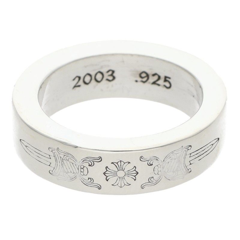 Chrome Hearts mm Spacer Dagger Silver Ring