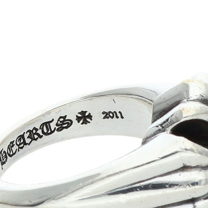 Chrome Hearts Cutout CH Pls LG Large CH Plus Silver Ring — view 4