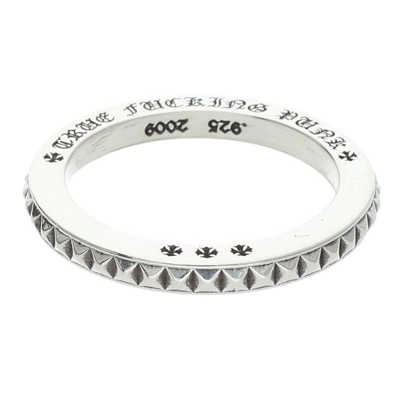 Chrome Hearts Tfp Pnk Jvi True Fuckin Punk Juvi Silver Ring — view 2