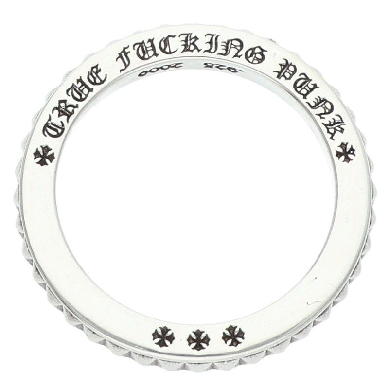 Chrome Hearts Tfp Pnk Jvi True Fuckin Punk Juvi Silver Ring