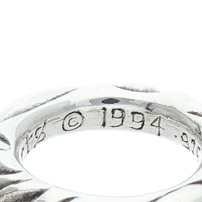 Chrome Hearts Scrl Band Scroll Silver Ring