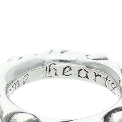 Chrome Hearts Scrl Band Scroll Silver Ring — view 4