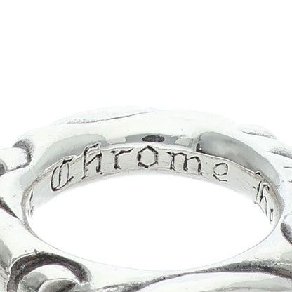 Chrome Hearts Scrl Band Scroll Silver Ring