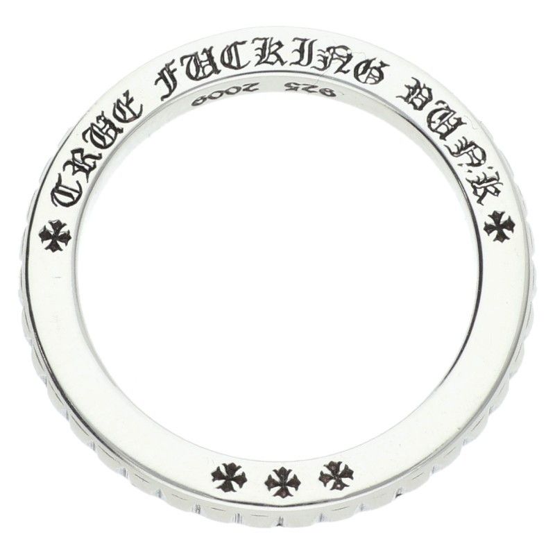 Chrome Hearts Tfp Pnk Big True Fuckin Punk Big Silver Ring