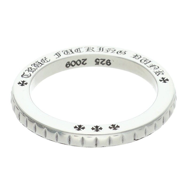 Chrome Hearts Tfp Pnk Big True Fuckin Punk Big Silver Ring — view 2