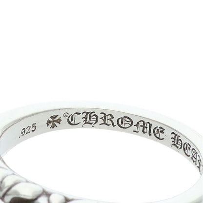 Chrome Hearts Baby Classic Floral Cross Silver Ring — view 3