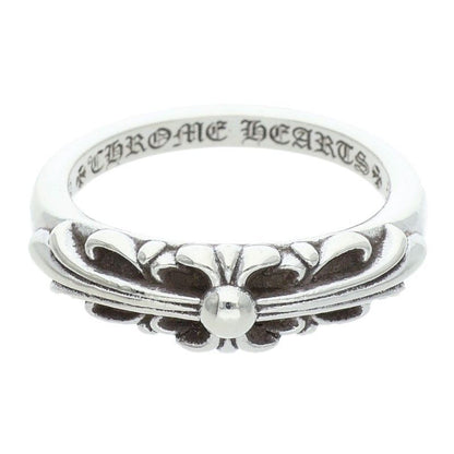 Chrome Hearts Baby Classic Floral Cross Silver Ring