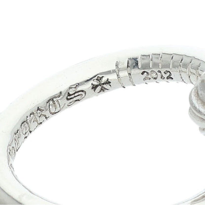 Chrome Hearts Nail Crsball Cross Ball Silver Ring — view 4