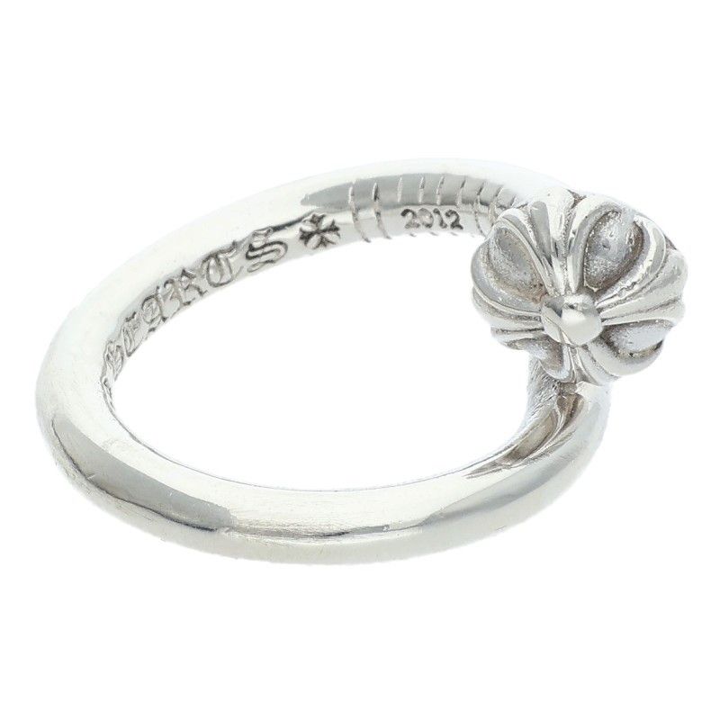 Chrome Hearts Nail Crsball Cross Ball Silver Ring — view 5