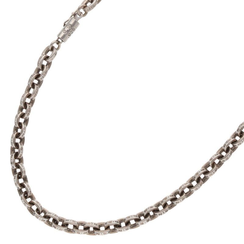Chrome Hearts Paper Chain 18 Silver Necklace