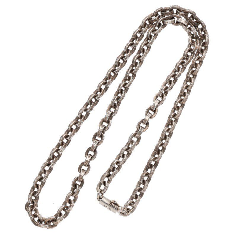 Chrome Hearts Paper Chain 18 Silver Necklace — view 2