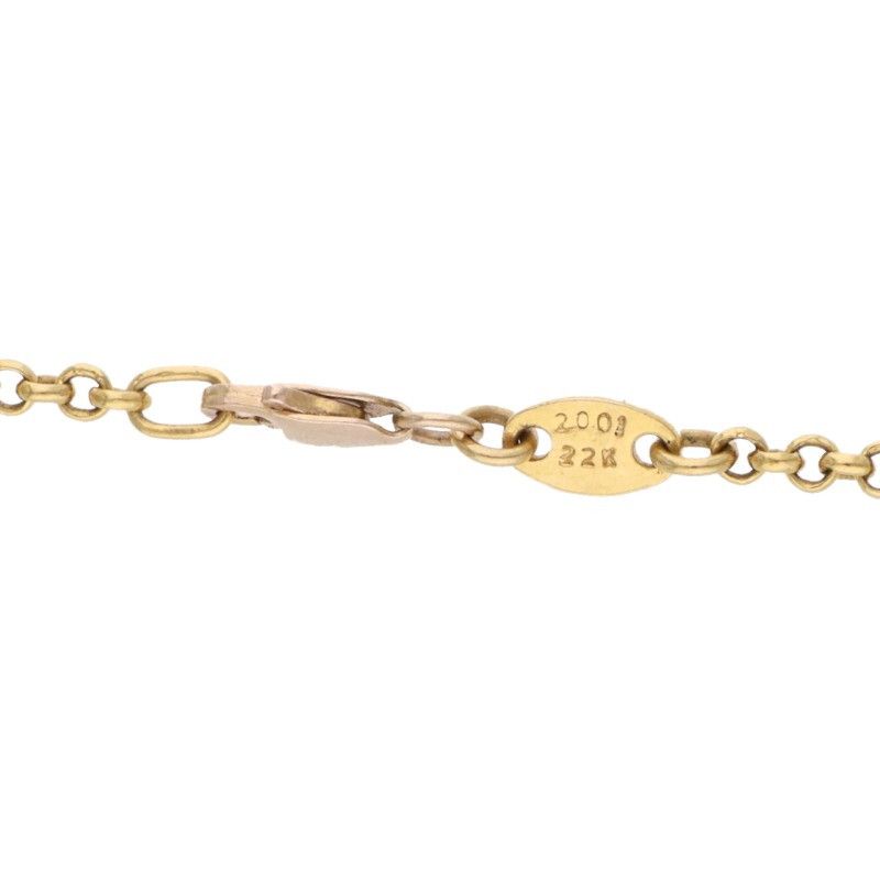 Chrome Hearts 22k Neckchain Roll Chain Vintage Gold Necklace — view 4