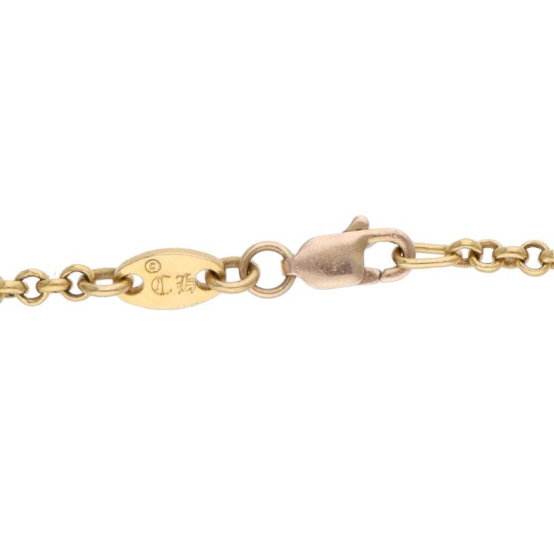 Chrome Hearts 22k Neckchain Roll Chain Vintage Gold Necklace — view 3