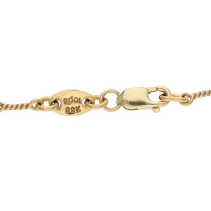 Chrome Hearts 22k Neckchain Twist Chain Gold Necklace — view 4