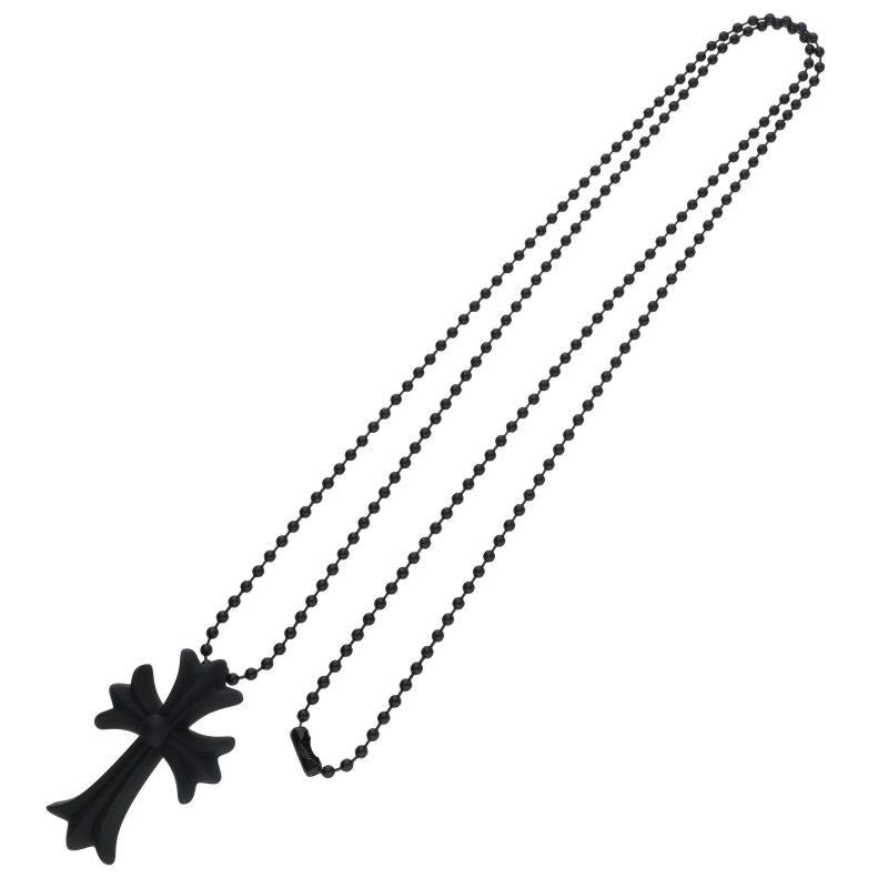 Chrome Hearts Rubber CH Crs Sml Small CH Cross Necklace — view 2