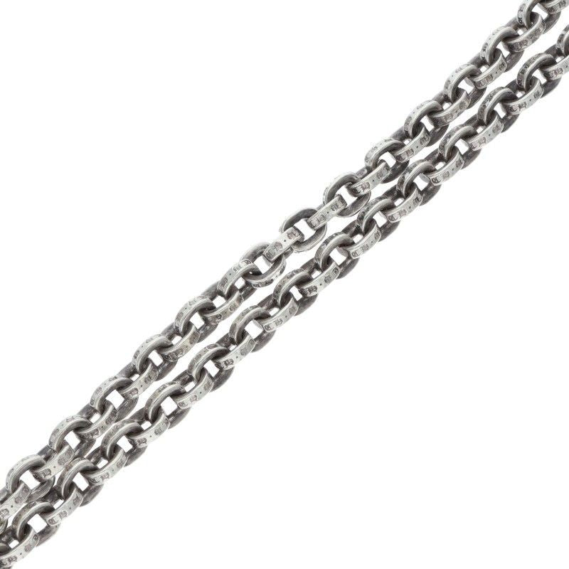 Chrome Hearts Paper Chain 18 Silver Necklace — view 5