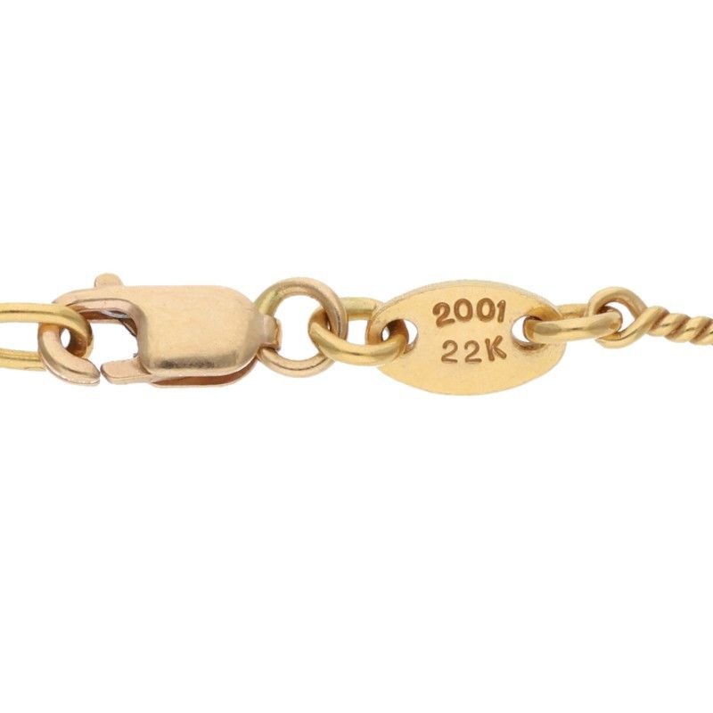 Chrome Hearts 22k Neckchain Twist Chain Gold Necklace — view 4