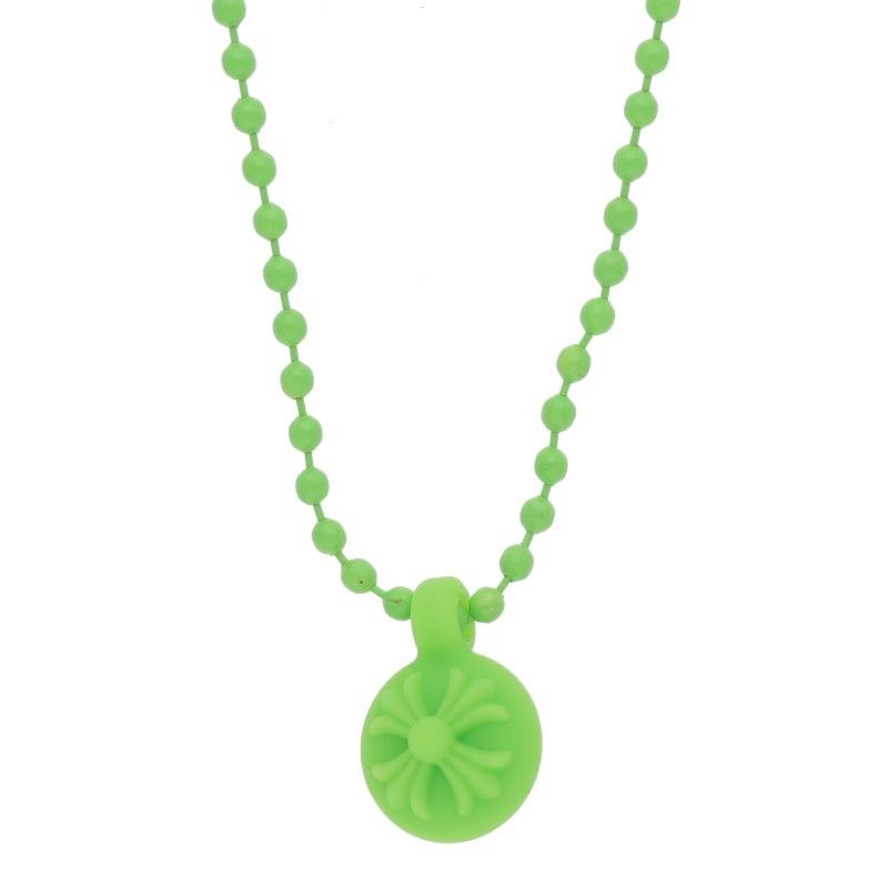Chrome Hearts Rubber CH Crssball CH Cross Ball Silicon Necklace