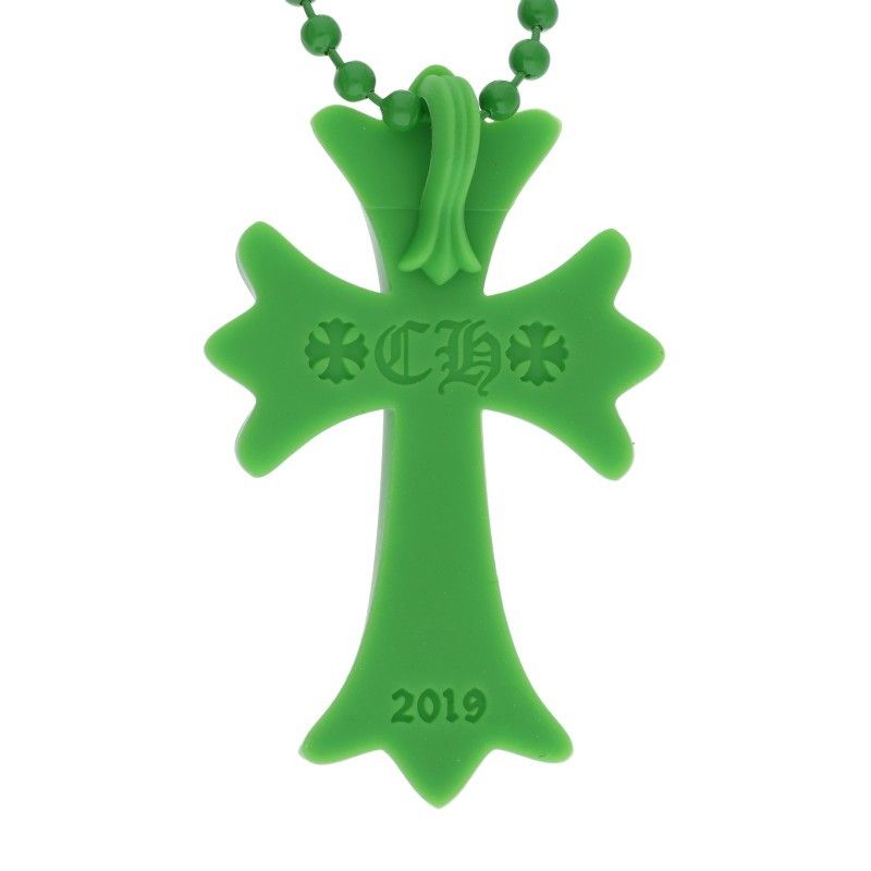 Chrome Hearts Rubber CH Crs Sml Small CH Cross Silicone Necklace — view 3