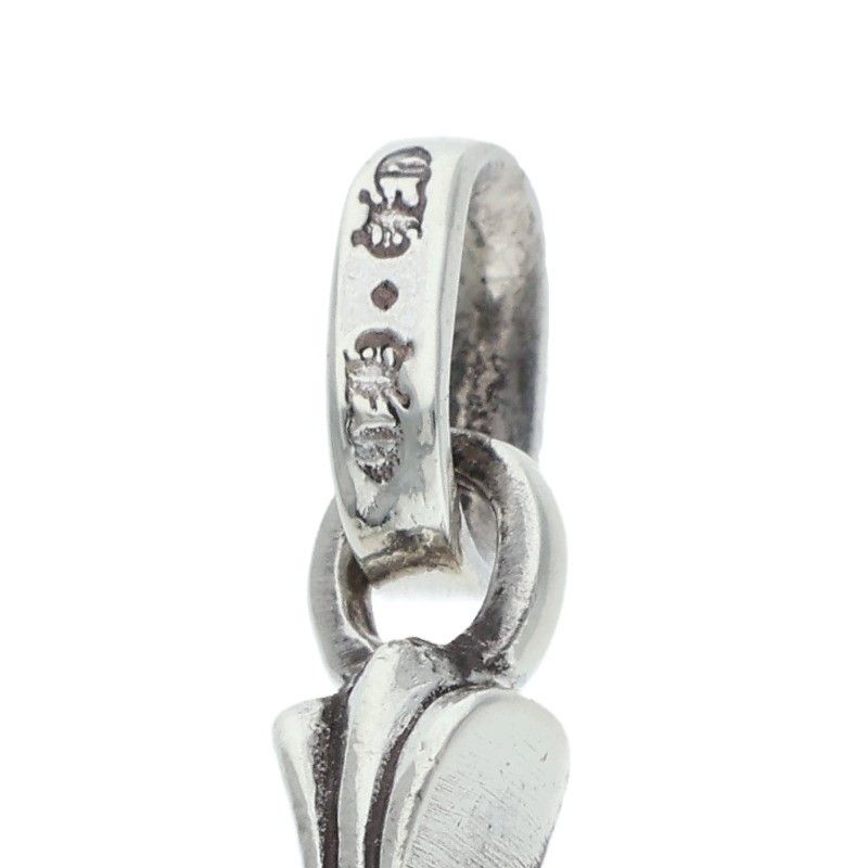 Chrome Hearts Crs Baby Fat Silver Necklace Top — view 3